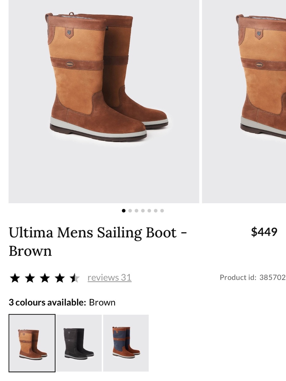 Dubarry Ultima Sailing Boot
